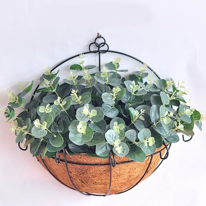 Tosnail 2 Pack Metal Wall Hanging Planter Basket - Image 7