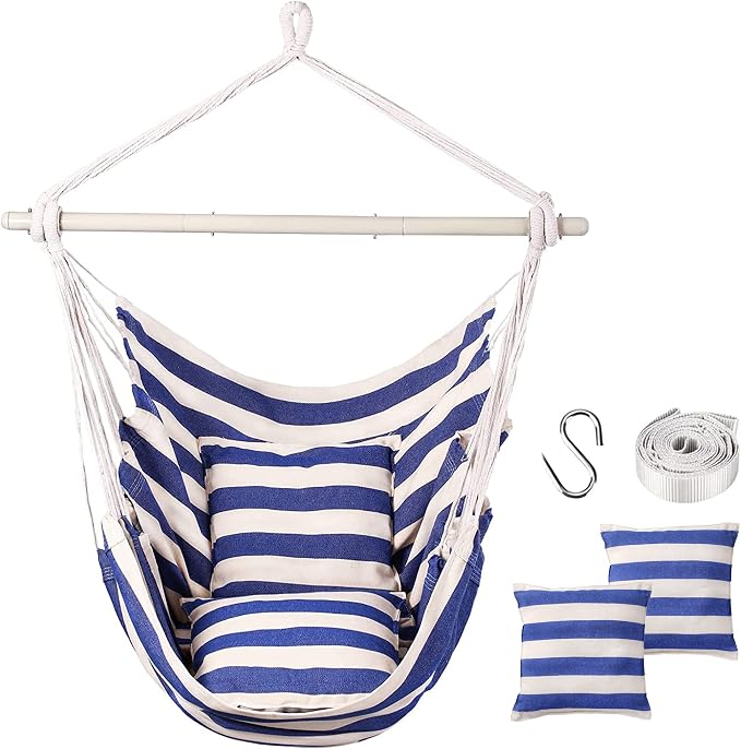 Hammock Chair Hanging Rope Swing, Topind Hanging Chair by TOPIND