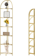 Crofy Foldable 6 Tier Corner Shelf, Metal Corner Plant Stand by CrofyLLC