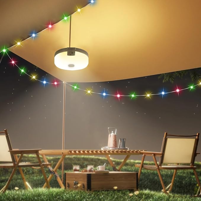 Outdoor Waterproof Portable Stowable String Light, 4 in 1 Retractable Camping - Image 9