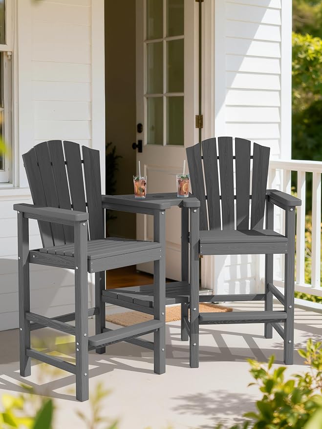KINGYES Tall Adirondack Chair Set of 2 - Image 2