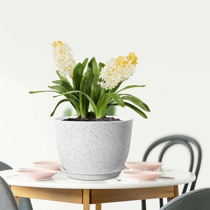 Plant Pots 12 inch, Plastic Planters - Image 7