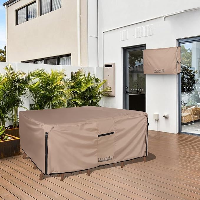 ULTCOVER Rectangular Patio Heavy Duty Table Cover - Image 6