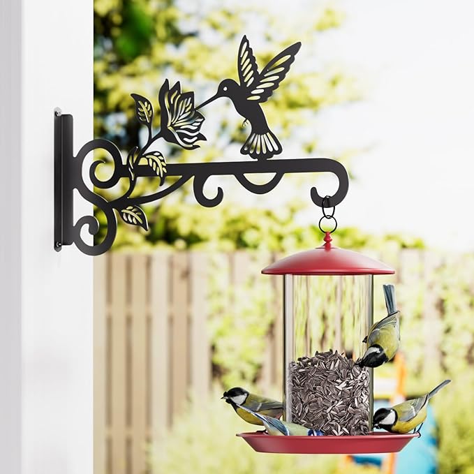4-Pack Aesthetic Plant Hangers Outdoor – 10 Inch Metal Hanging Plant Bracket - Image 5