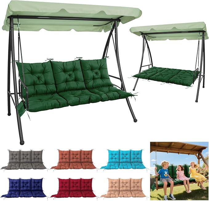 3 Seater Porch Swing Cushion, Thick Cushion by Matalde