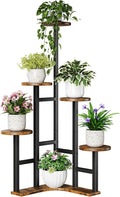 Corner Plant Stand Indoor, 6 Tiered Corner Plant Shelf Flower Stand by Yzosvki