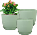 Medium Plant Pots 10/9/8 inch, Flower Pots by WSMKSZ