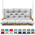 Porch Swing Cushion with Backrest, Waterproof Bench Cushion by NANGELRN