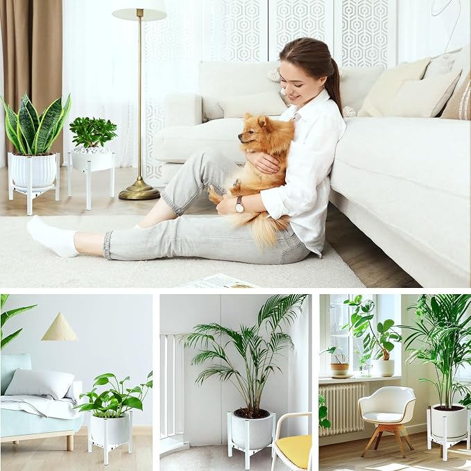 Aripark Plant Stand Indoor Adjustable, Metal Modern Plant Stands, Heavy Duty - Image 7