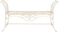 Safavieh PAT5016A Collection Arona Antique White Wrought Iron 51" Outdoor by SAFAVIEH