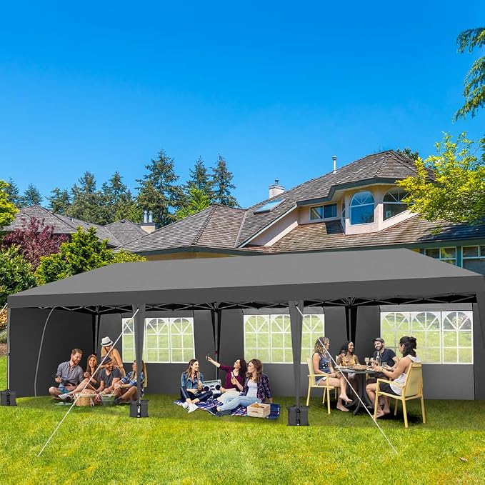 Outvita 10x30ft Ez Pop Up Canopy, Portable Instant Canopy Tent - Image 7