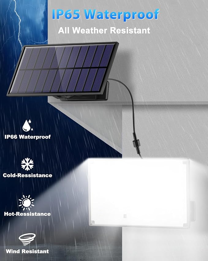 Solar Outdoor Lights, 172LED 3Modes Split Motion Sensor Lights - Image 4