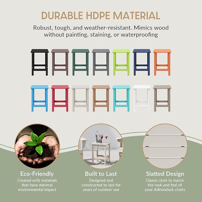 WestinTrends Malibu Square Outdoor Side Table - Image 6