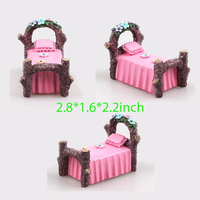 Kai Dream Miniature Fairy Garden Accessories Set, 4 Piece Resin Decorative - Image 6