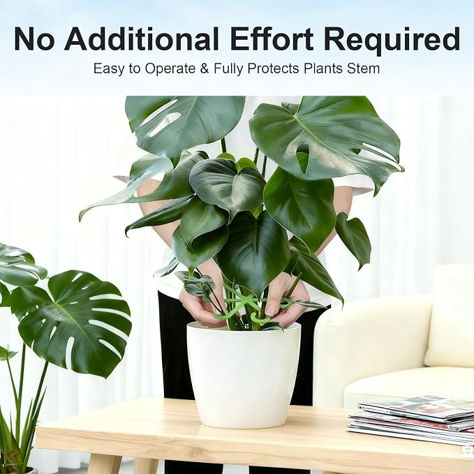 32pcs Plant Support for Indoor Plants, Plant Stem Support, Plastic Reusable - Image 5