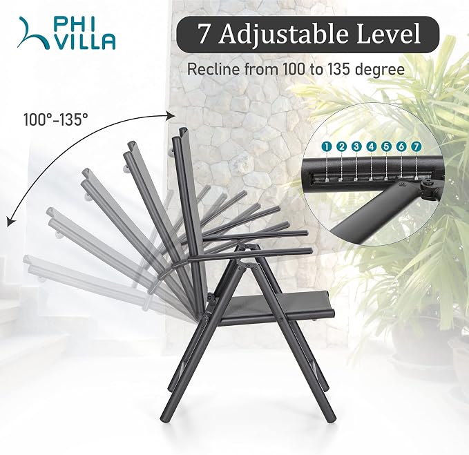 PHI VILLA 7 Piece Outdoor Dining Set - Image 2