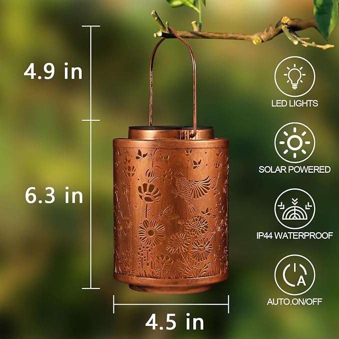 Solar Lanterns Garden Decor Birthday Gifts - Image 5