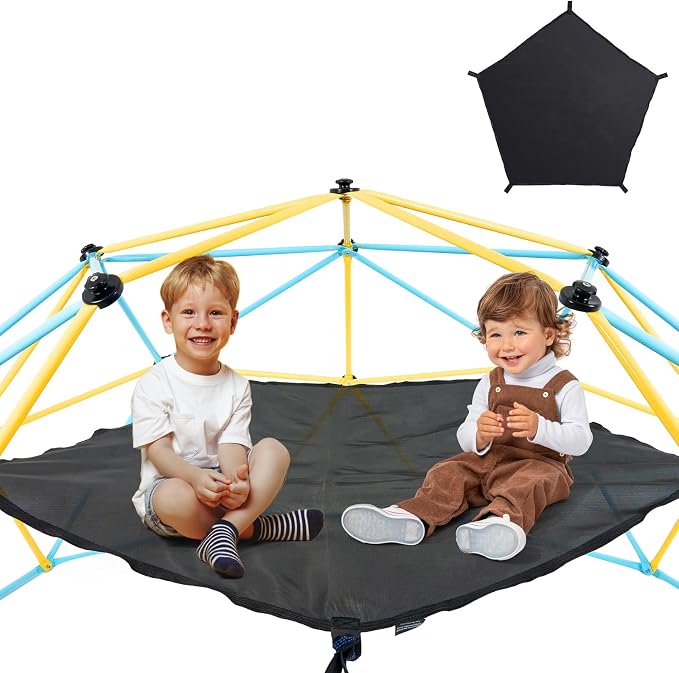 VEVOR Climbing Hammock for 10ft Dome, Load-Bearing 350 Pounds, Pentagon Jungle - Image 11