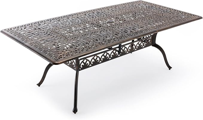 Outdoor Patio Dining Table by Attliahome