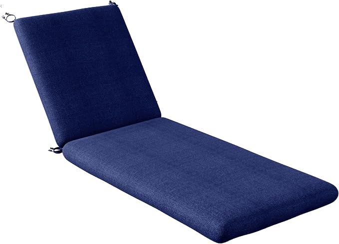 Codi Outdoor Chaise Lounge Chair Cushions 72"x22.5"x3.5" – Linen Texture by Codi
