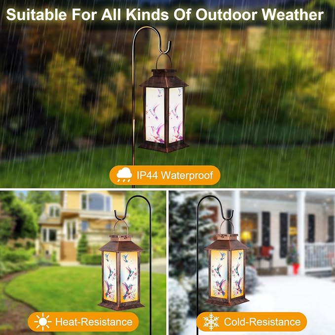 Solar Hanging Lanterns, 3 LED, Waterproof, Outdoor Gatherings, and Gifting - Image 4