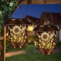 Solar Lantern Outdoor Hanging Sunflower Lights Gifts by Unknown