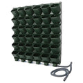 Self Watering Planters with Timer and Rain Sensor, 36-Pocket Wall Mounted by Unknown