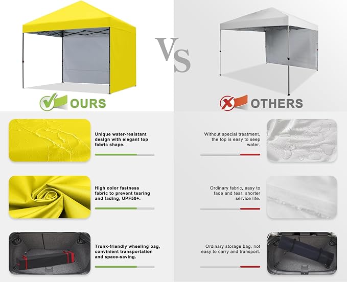 COOSHADE Pop Up Canopy Tent 10x10 - Image 8