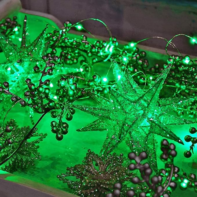 2 Pack Solar Powered Fairy String Lights Outdoor Waterproof 8 Modes Twinkle - Image 5