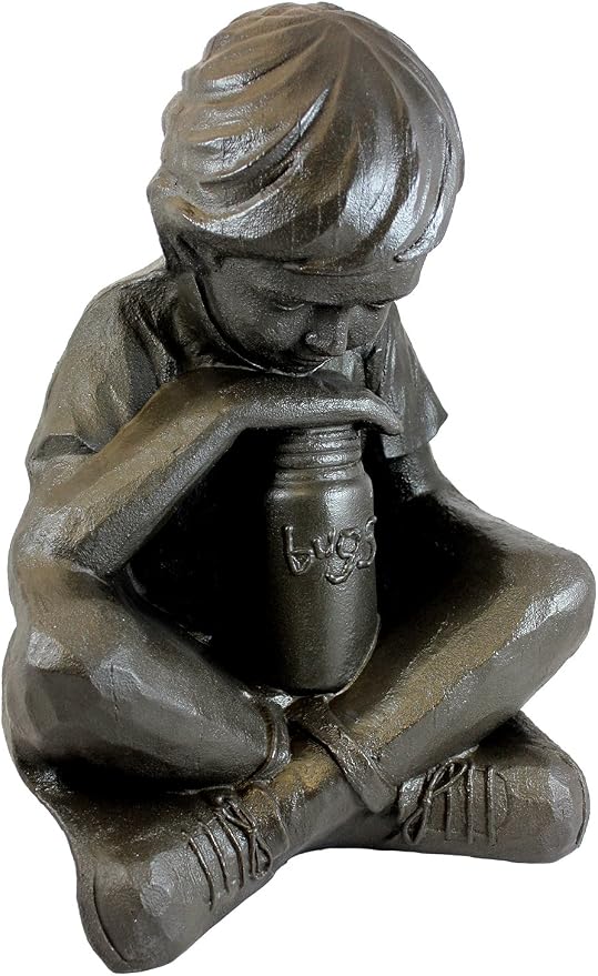 Emsco Group 92225 Boy Statue – Natural Appearance – Made of Resin – Lightweight by Emsco+Group