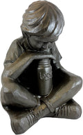 Emsco Group 92225 Boy Statue – Natural Appearance – Made of Resin – Lightweight by Emsco+Group