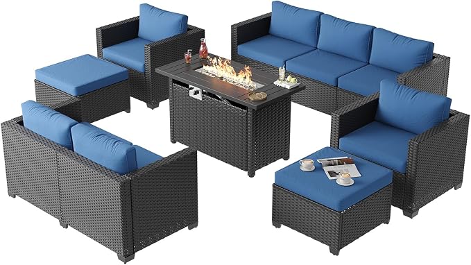Aoxun 7 Piece Patio Furniture Set - Image 9