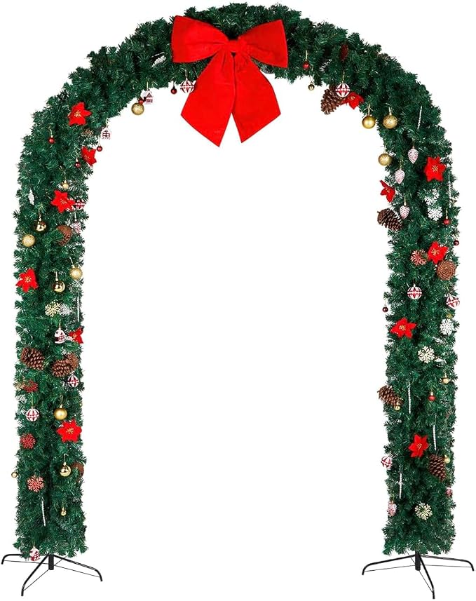 VINGLI Christmas Artificial Tree Arch, Holiday Parties, Festival Home Decor by VINGLI
