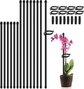 Plant Stakes 17inch &11inch SupKing Adjustable Length Plant Support Stake 16Pcs by SupKing
