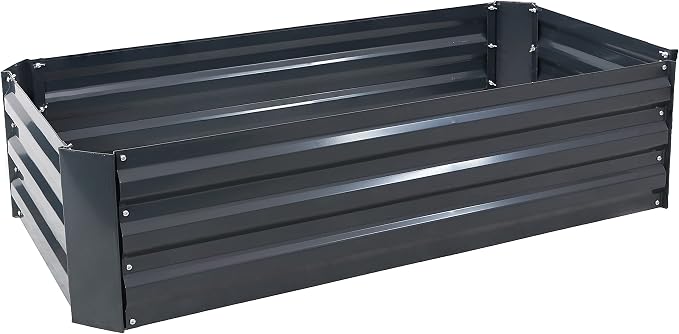 Sunnydaze 11.75" H Raised Metal Garden Bed - Image 10