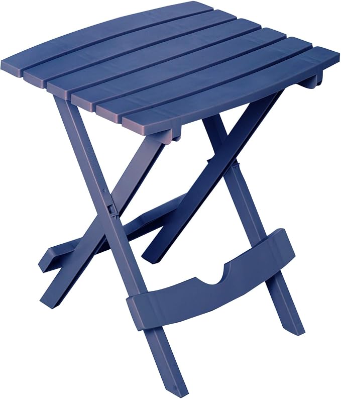 Adams Manufacturing 8510-36-3700 Quick-Fold Side Table, Patriotic Blue by Adams
