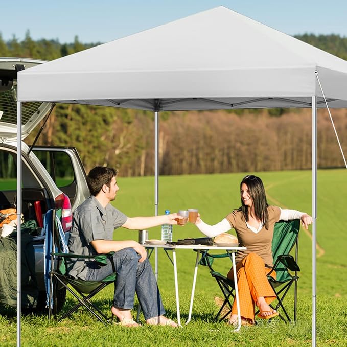 10x10 ft Pop Up Canopy Tent, Easy Up Instant Outdoor Canopy, Straight Legs - Image 4