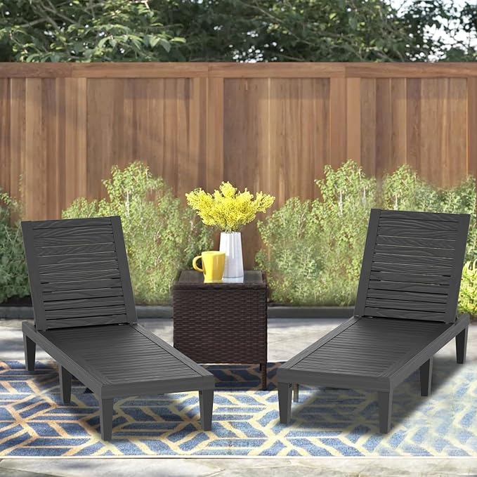 EasyUp Resin Chaise Lounge Chairs - Image 2