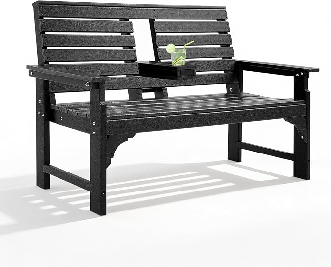 Outdoor Bench Weatherproof by KULAMOONLIFEHOUSE