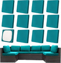 12Pcs Patio Cushion Covers, Outdoor Cushions Covers, Stretch Cushion Covers by Unknown