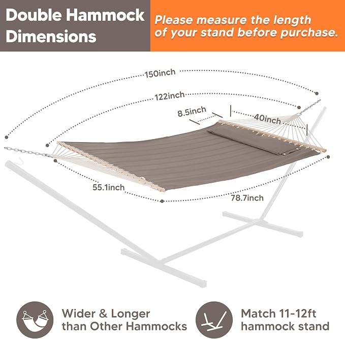 SUNCREAT Double Quilted Hammock - Image 3