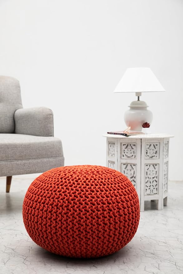 COTTON CRAFT Round Pouf - Image 7