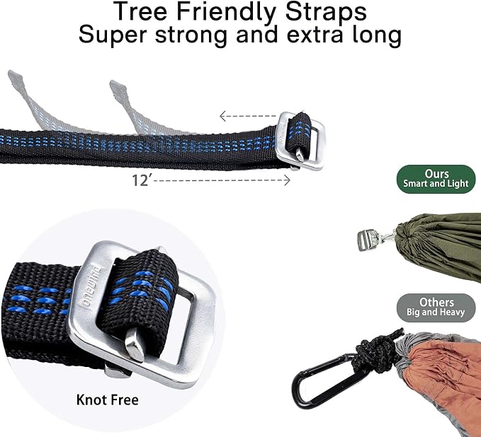 OneWind 11ft Portable Camping Hammock - Image 7
