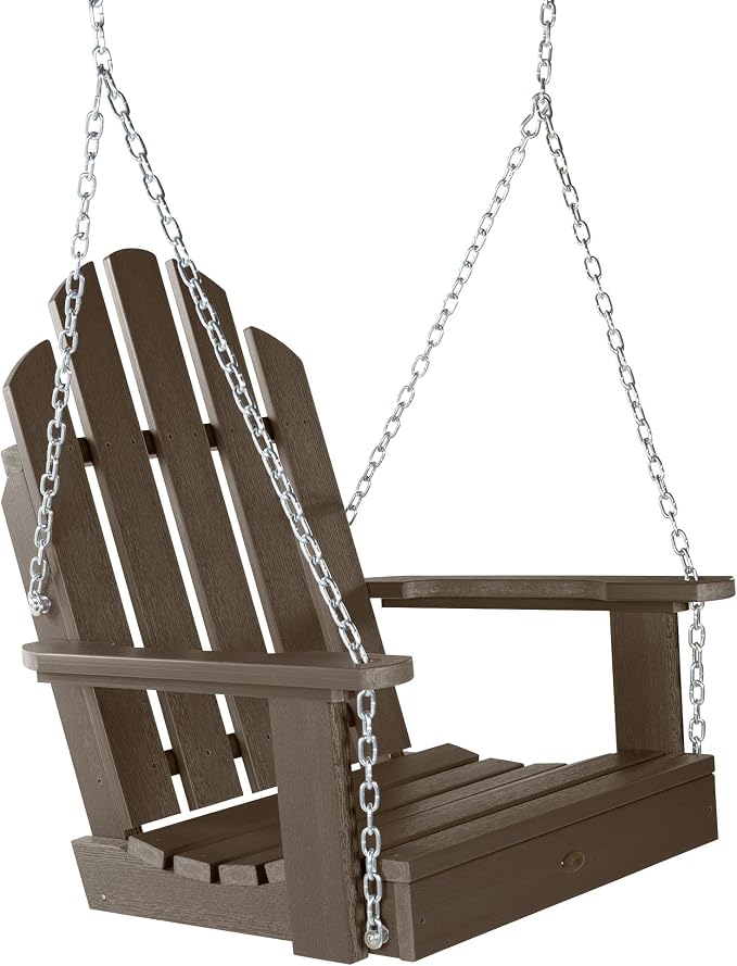 highwood Classic Westport Adirondack Single Seat 1-Person Porch Swing, by highwood