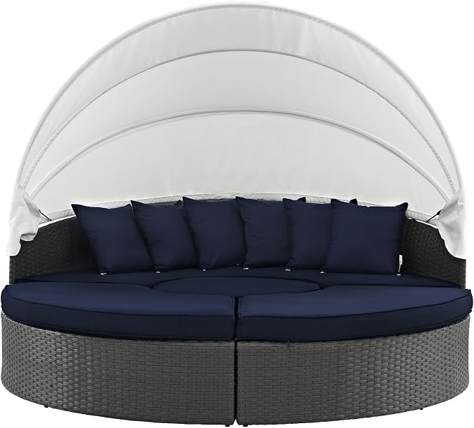 Modway Sojourn Outdoor Patio Sunbrella Sectional Daybed - Image 5