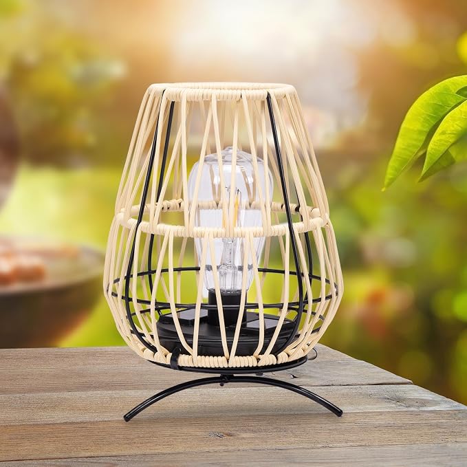 2PK Solar Lanterns Outdoor, Solar Hanging Lantern Lights by HUYIENO