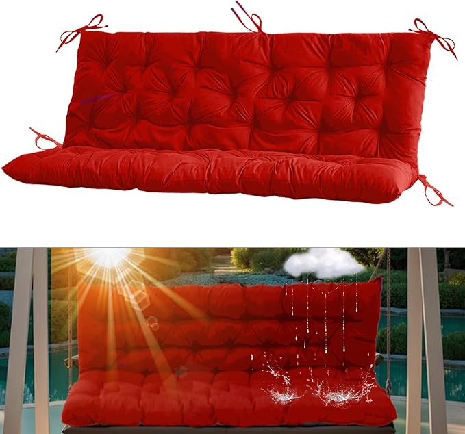 2-3 Seat Swing Replacement Cushion, Outdoor Bench Cushions by serhirst