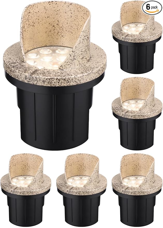 LEONLITE Dia. 4 Inch Well Lights Landscape LED In Ground, Shielded Top by LEONLITE