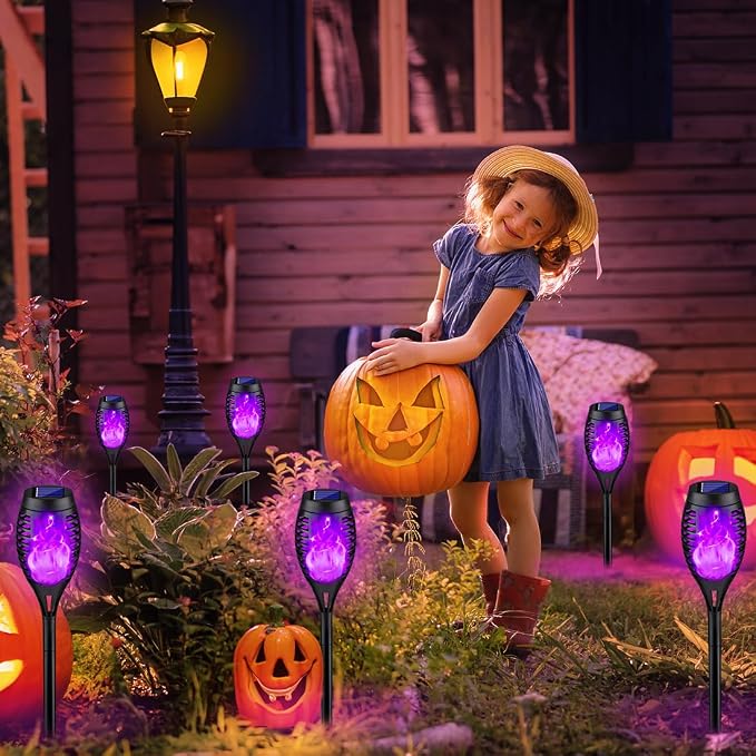 8Pack Halloween Decorations Outdoor, Halloween Solar Lights - Image 5