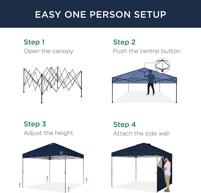 Best Choice Products 10x10ft Pop Up Canopy Tent - Image 3